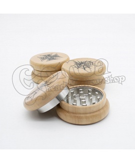 Grinder wood 3 part 55 mm with different patterns